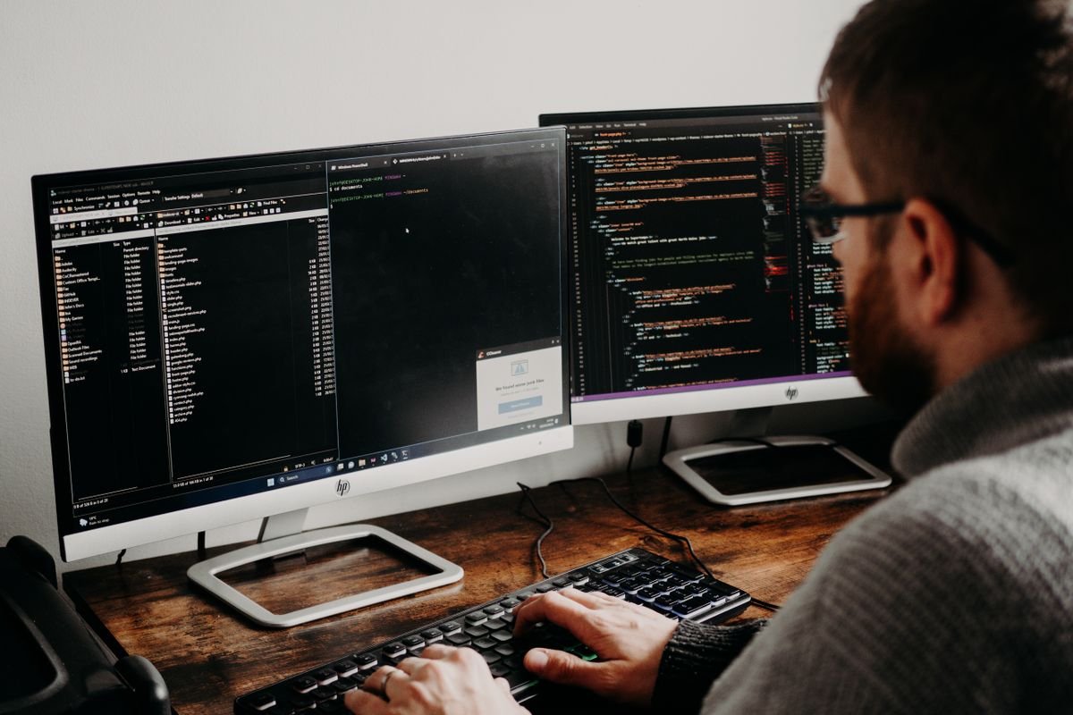 Terminal window with server code and API request logs